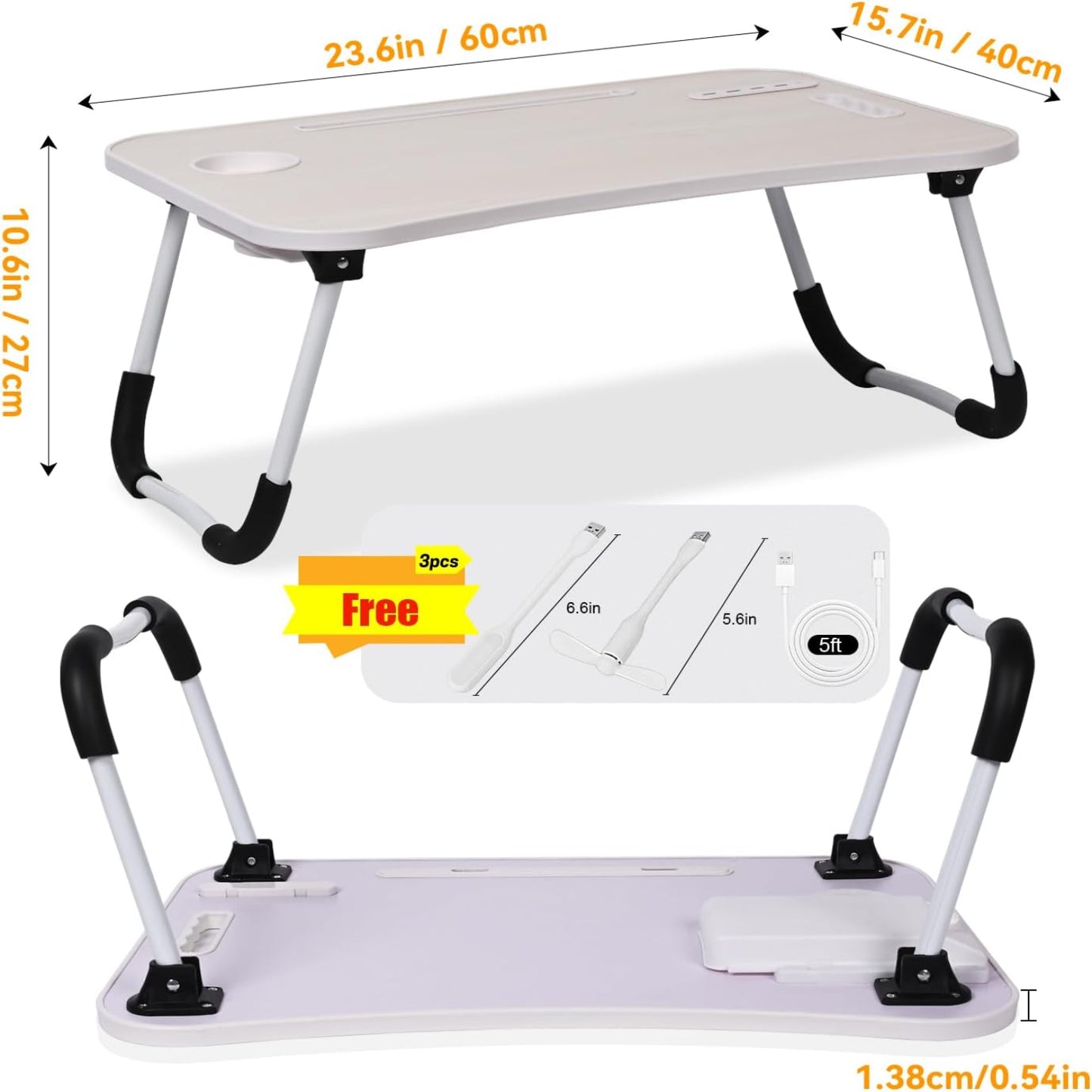 Compact & Versatile Laptop Bed Table