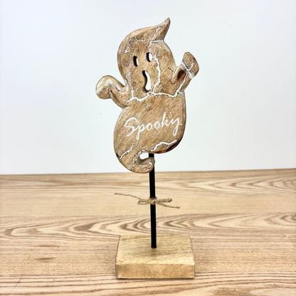 Carved "Spooky" Ghost - 2 Sizes