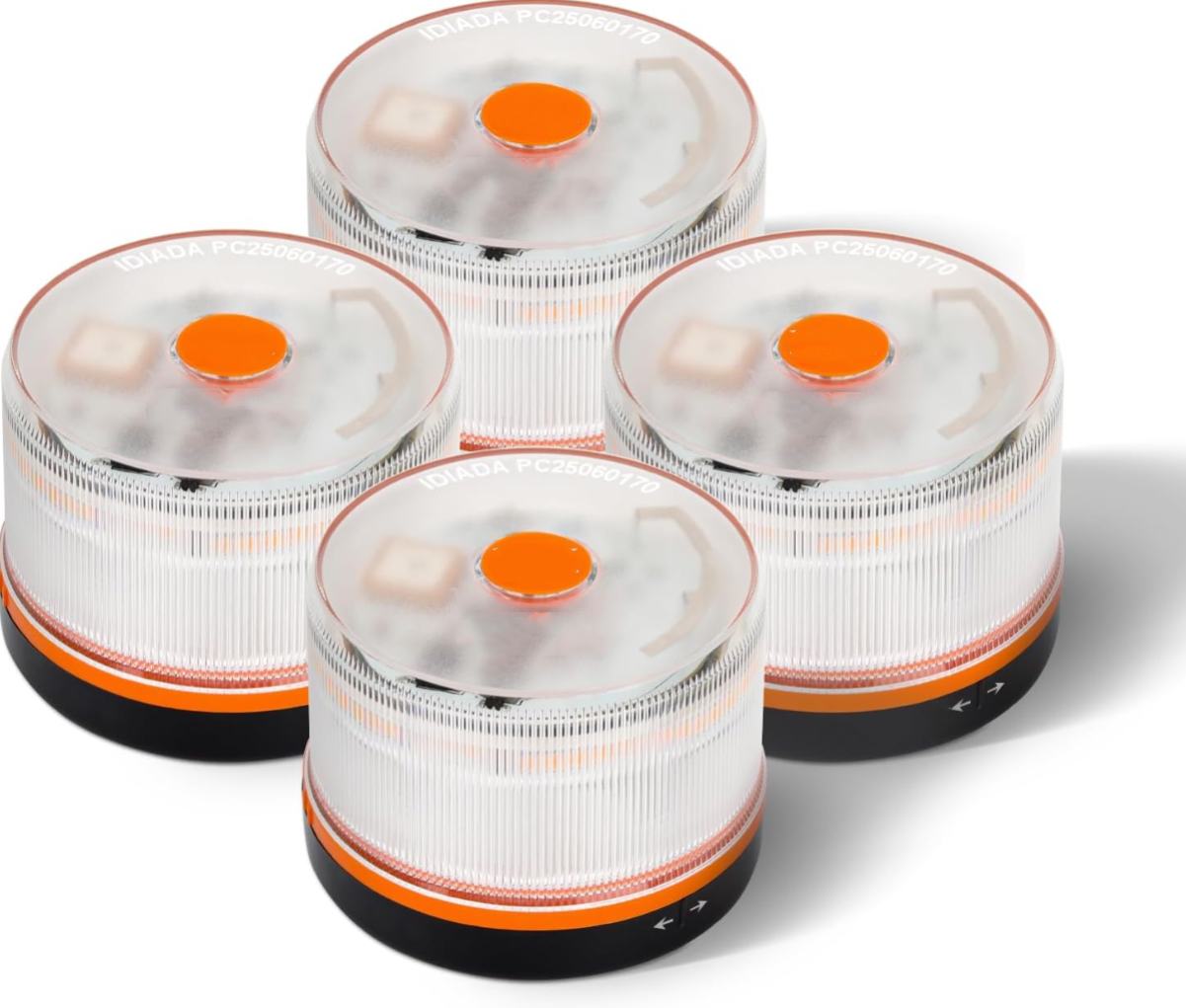 DarkFairy Luz de Emergencia V16 – Seguridad y Geolocalización para tu Vehículo-Aprobada por la DGT, con plan de datos incluido y base magnética IP54.