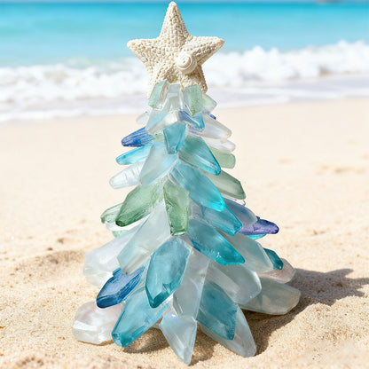 Handmade LED Resin Christmas Tree — Coastal Glow for the Holidays