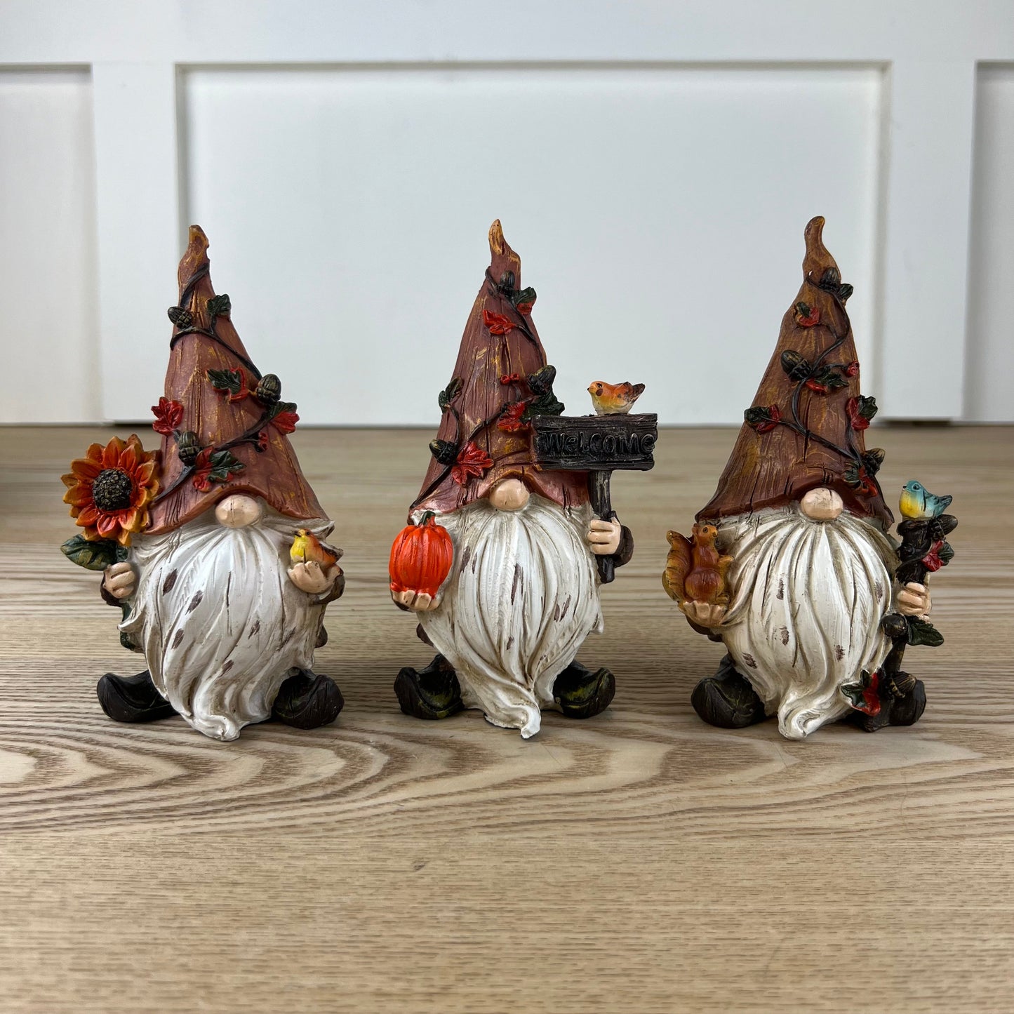 Resin Harvest Gnome Figurine - 3 Styles