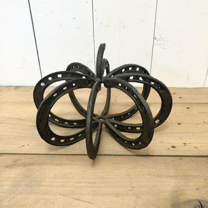 Metal Horseshoe Pumpkins