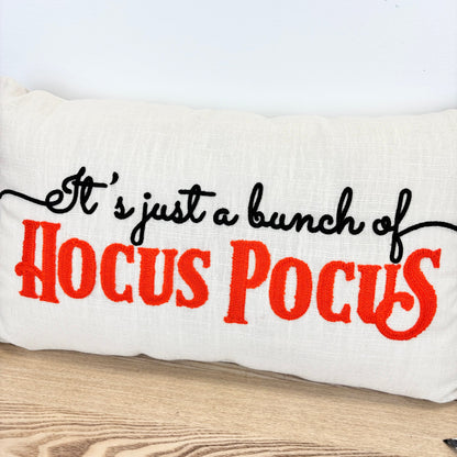Hocus Pocus Lumbar Pillow with Frayed Tassels