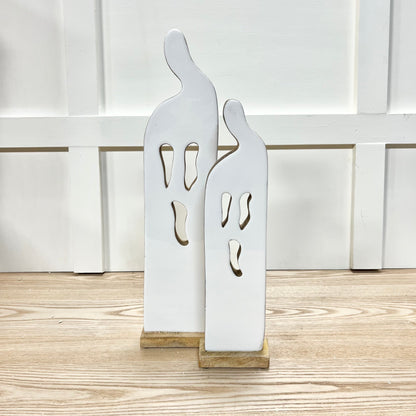 Reversible Wooden Ghosts
