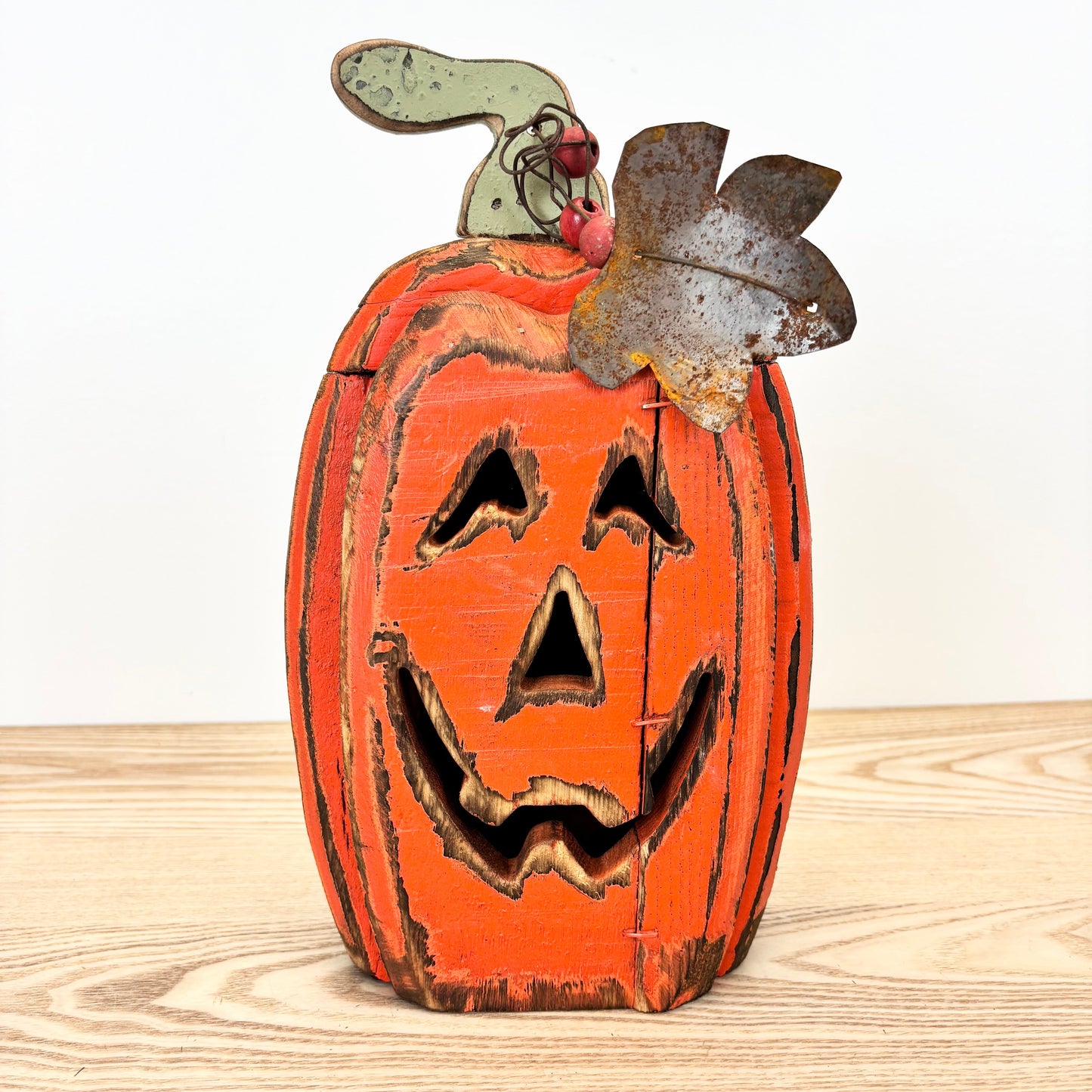 Autumn Carved Reclaimed Wood Artisan Collection