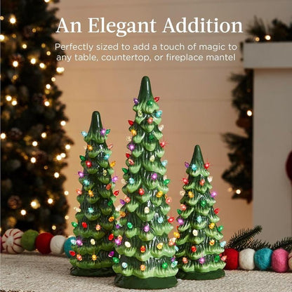 🎉🎉Christmas is coming🎁🎄Retro Hand-Painted Tabletop Christmas Trees