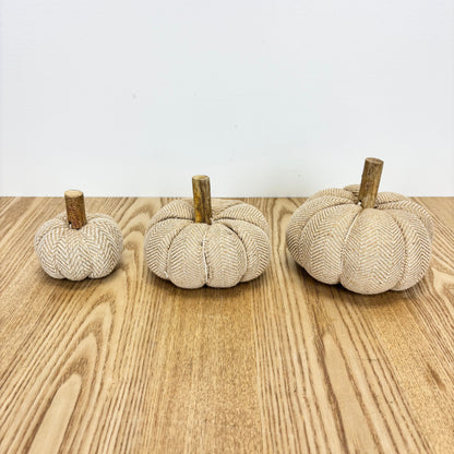 Beige Pumpkin - 3 Sizes