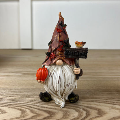 Resin Harvest Gnome Figurine - 3 Styles