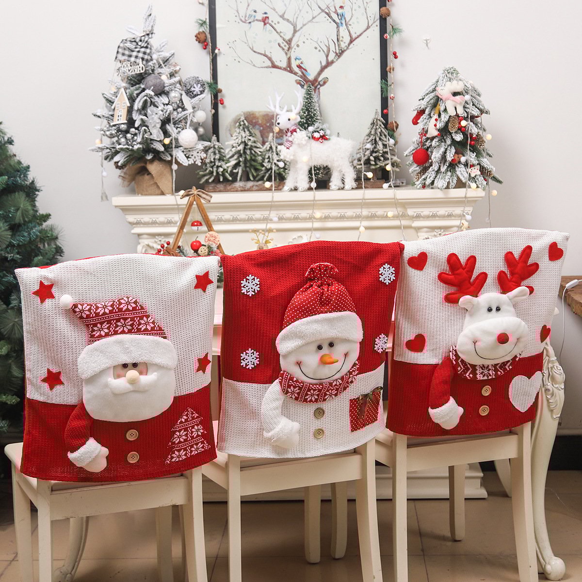 🌟Last day to get 49% off💥Cute Christmas Themed Chair Cover🎄