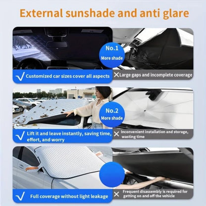 Car Windshield Snow Cover Sun Shade Winter Dust Rain Ice Frost Guard Protector