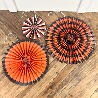 Spellbound Paper Fan Decor - Set of 3