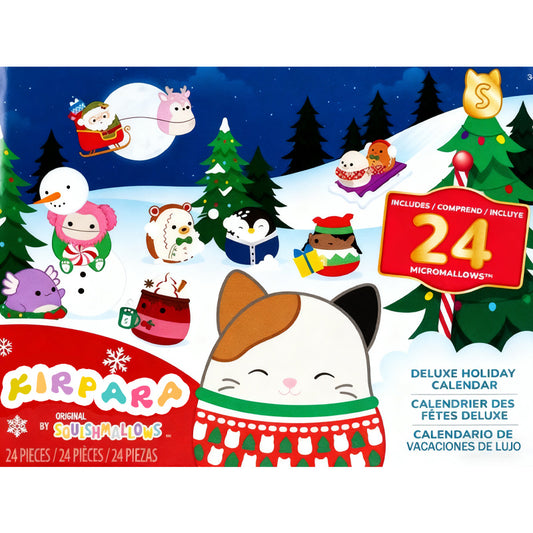 🎅 Early Christmas Sale🎅2026 Squishmallows 24-Day Kirpara Holiday Plush Advent Calendar