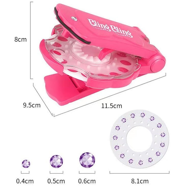 ✨ Glitter Diamond Styling Tools Set — The Perfect Christmas Gift for Every Girl!