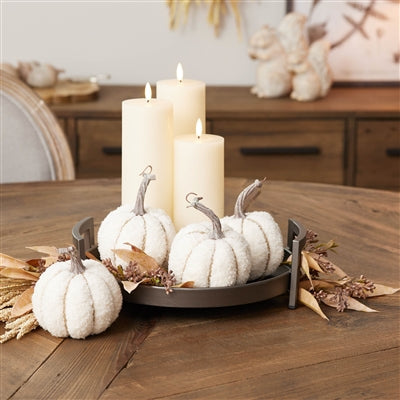 Small Fabric Pumpkin - 2 Colors