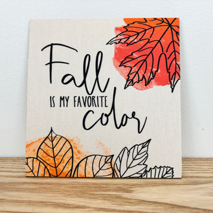 Fall 7” x 7” Canvas
