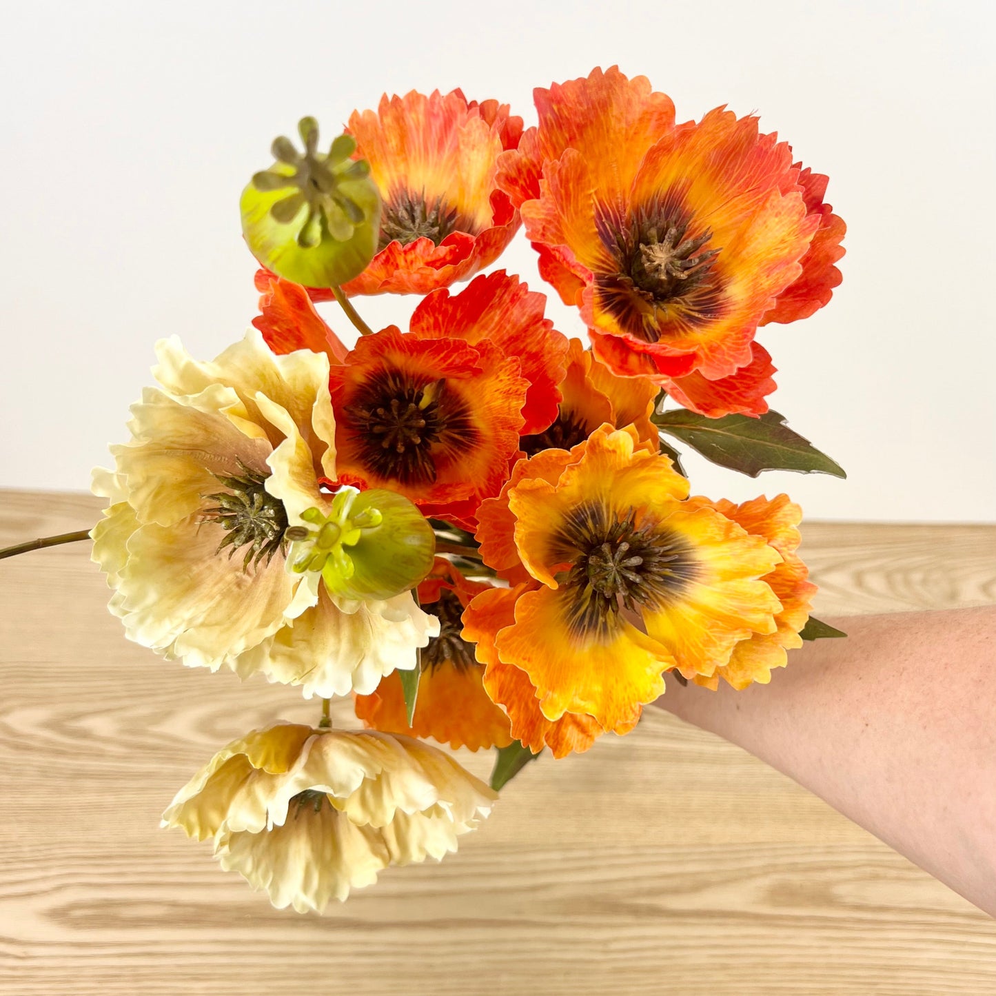 Fall Poppy Stems - 3 Colors