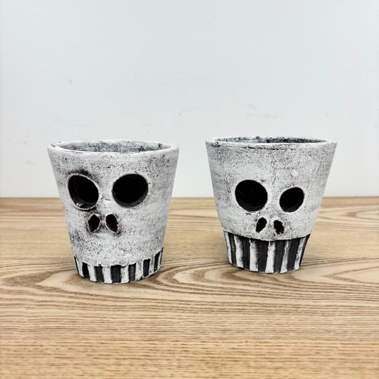 Skull Votive Holders - 2 Styles
