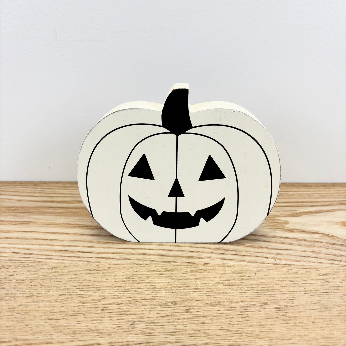 Pumpkin/Jack-o’-Lantern Reversible Wood Shape