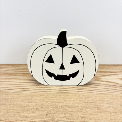 Pumpkin/Jack-o’-Lantern Reversible Wood Shape