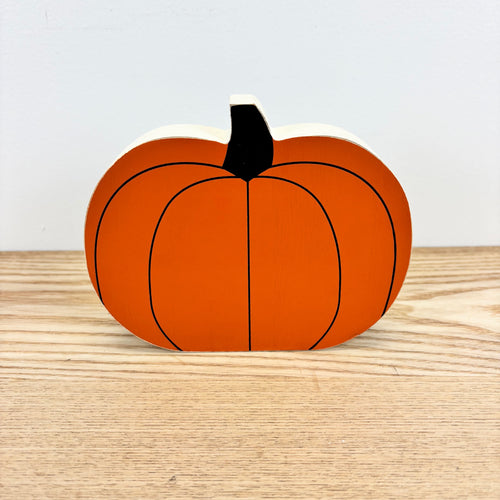 Pumpkin/Jack-o’-Lantern Reversible Wood Shape