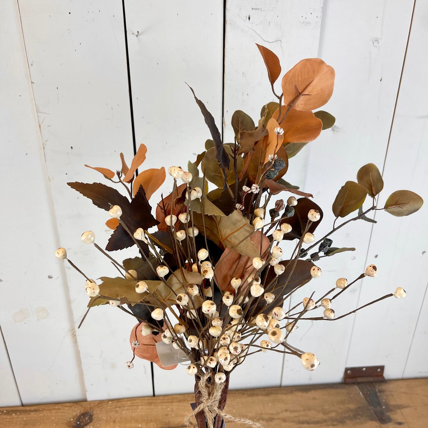 Harvest Eucalyptus and Cream Mini Berry Floral Design Kit