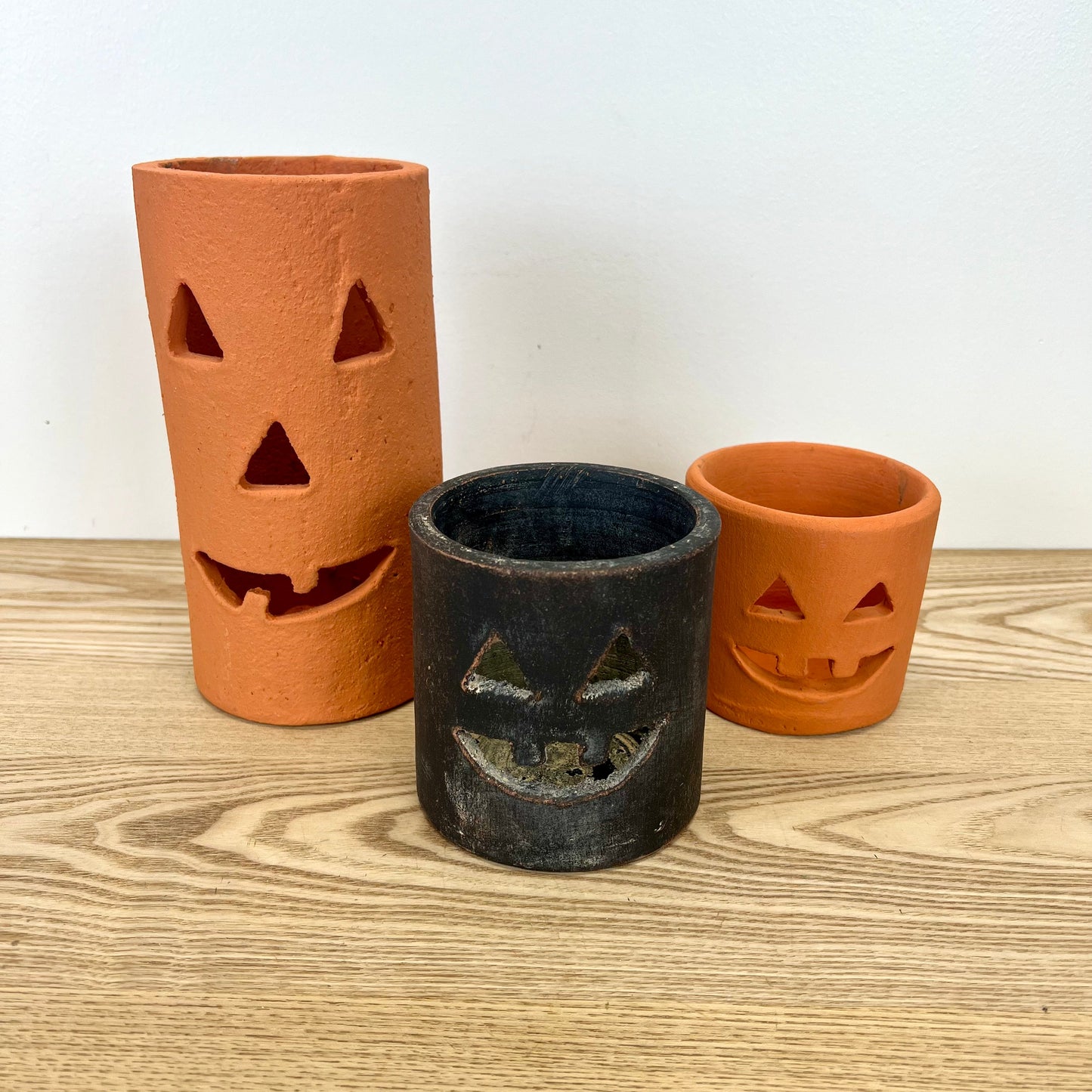 Terracotta Pumpkins Lanterns - 2 colors available