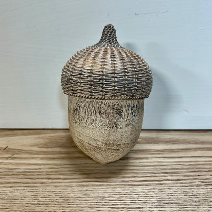 Woven Resin Acorns