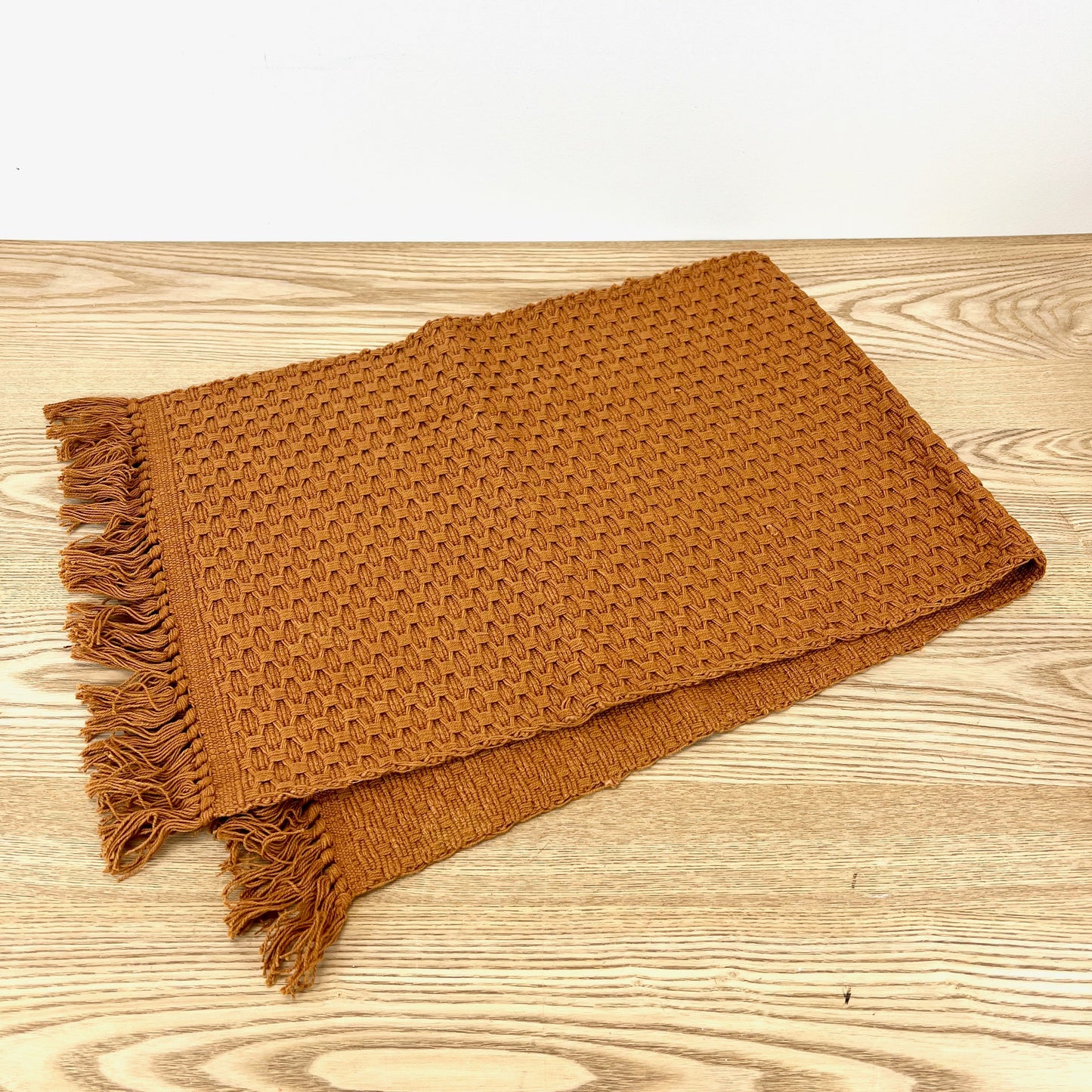 Rust Woven Table Runner