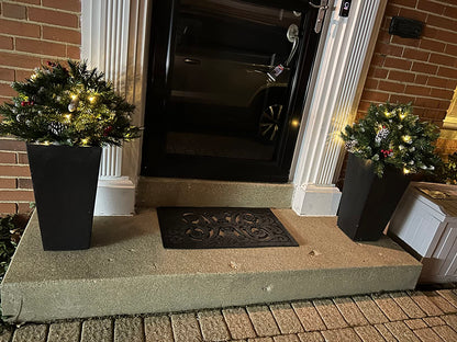 🎅🎄Christmas Sale 50% OFF🎁Pre-lit Artificial Christmas Tree Urn Filler ▶︎ Weatherproof sparkle for entryways and patios🎄