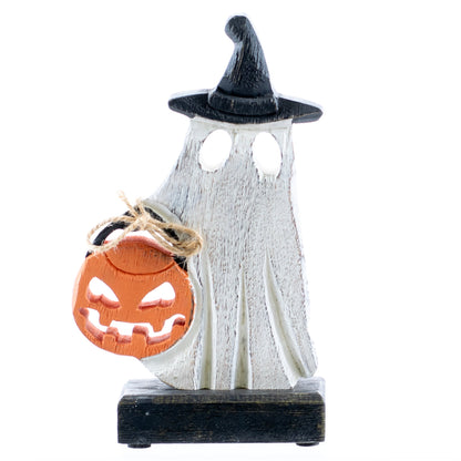 Carved Trick or Treat Ghost
