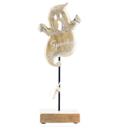 Carved "Spooky" Ghost - 2 Sizes