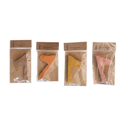 Paper Folding Honeycomb Mushroom Ornament - Set of 4