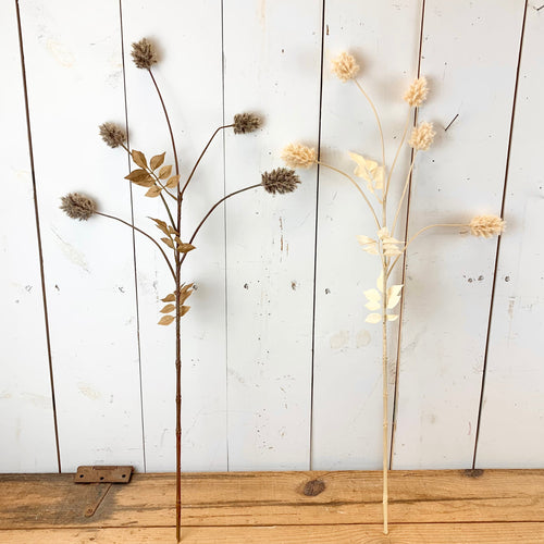 Faux Dried Thistle Stems