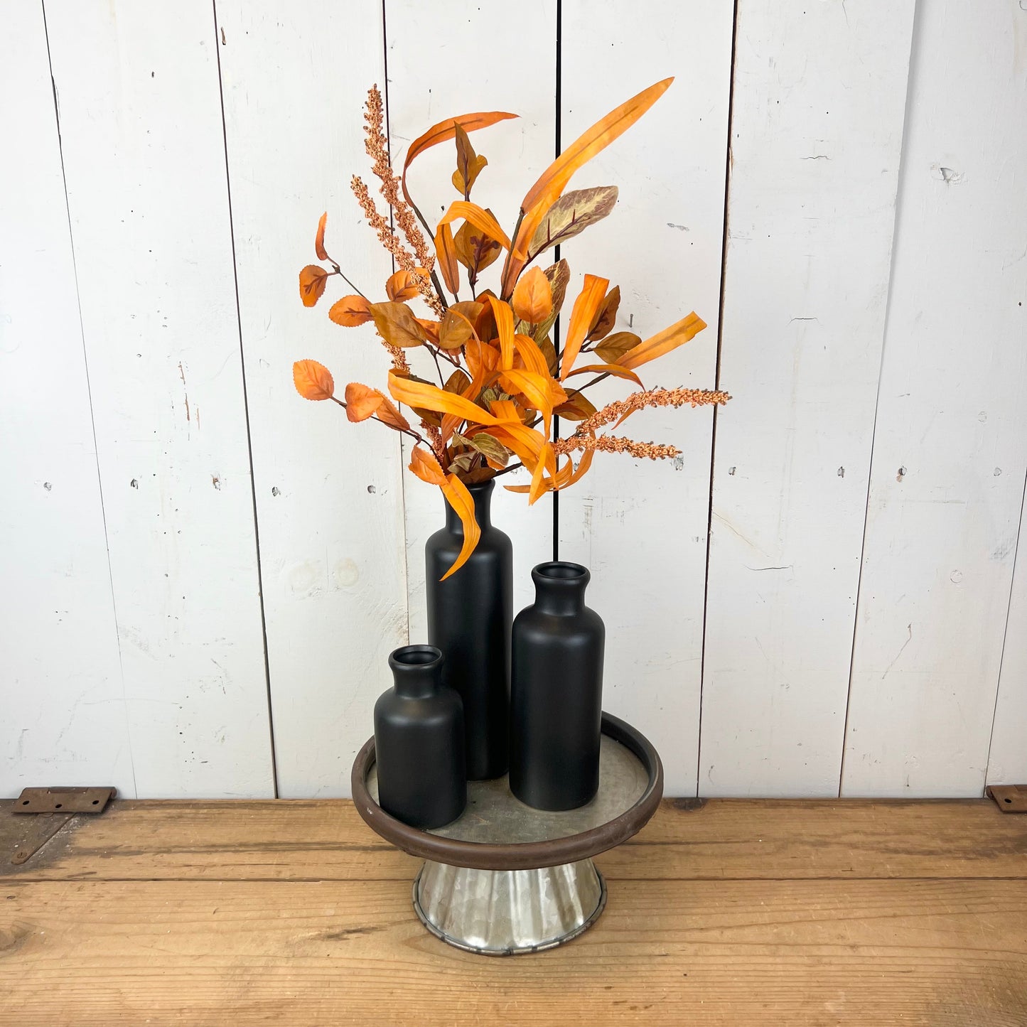 Vibrant Orange Fall Leaf Collection