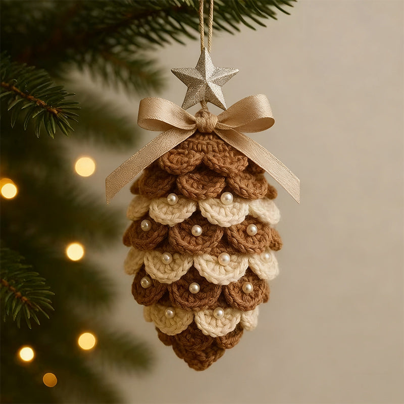🎄 🤚🎁Handmade Knitted Christmas Ornaments – Cozy Holiday Decorations for Tree & Home