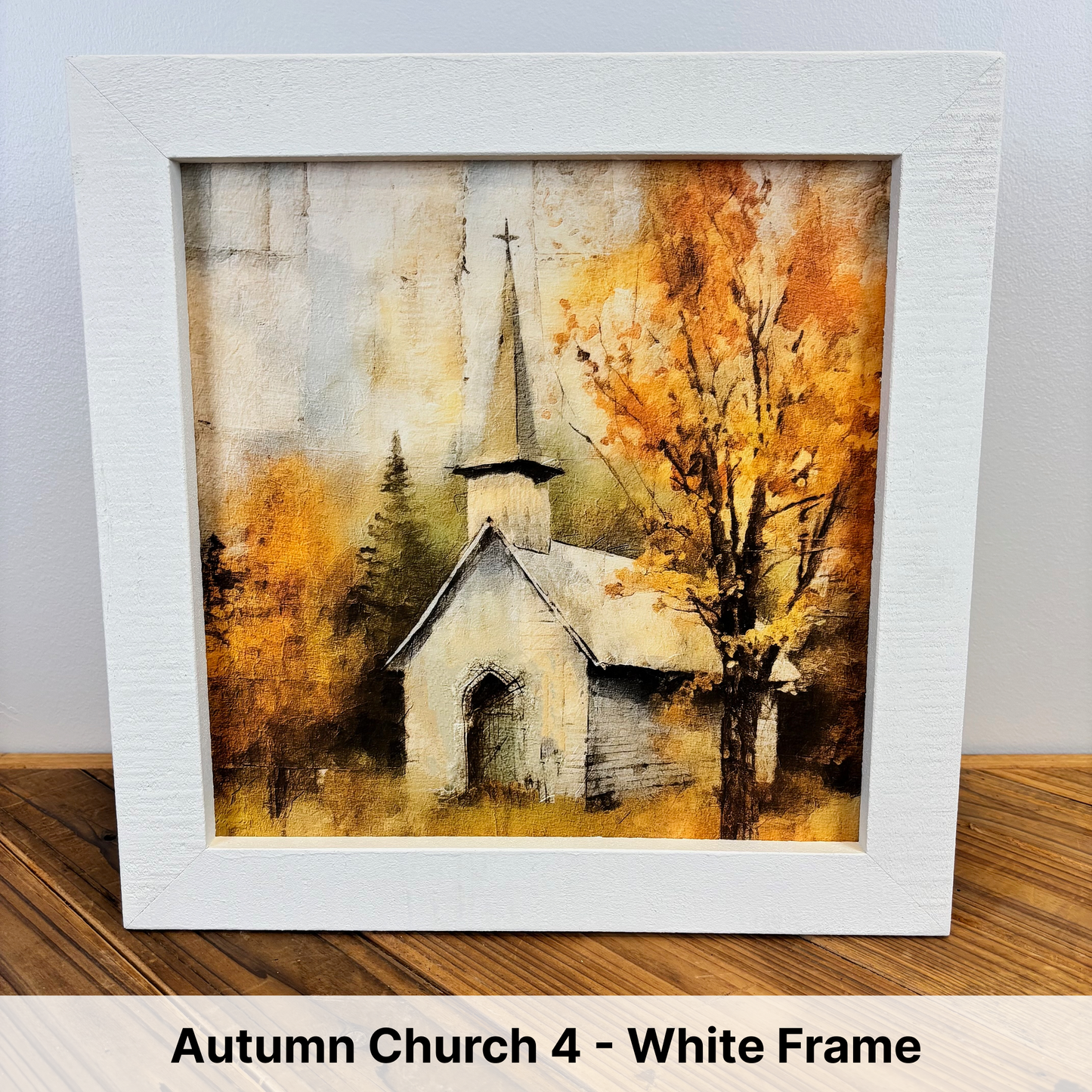 Fall Framed Wall Art - Large Square