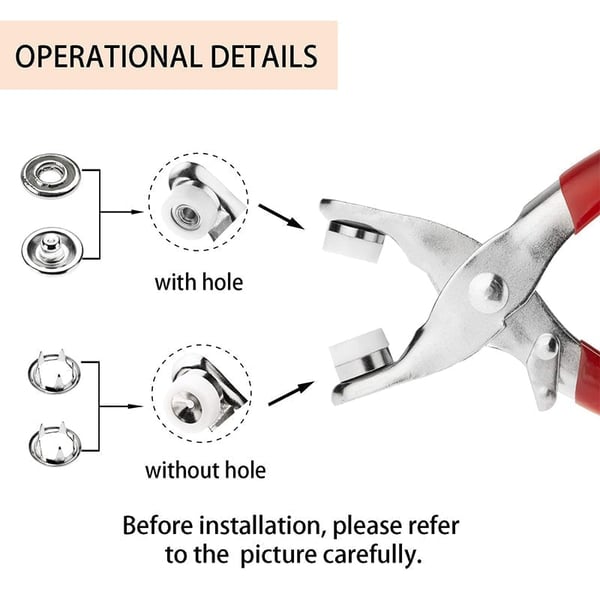 Metal Snaps Buttons Kit – Ultimate DIY Crafting Set for Fashion & More